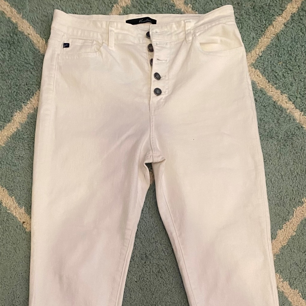 KanCan 11 inch Button Front‎ High Rise Skinny Jeans size 11